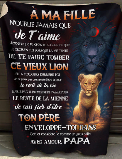 Cadeau Spécial Pour Ta Fille Couverture - De Papa (SKUB09-120)
