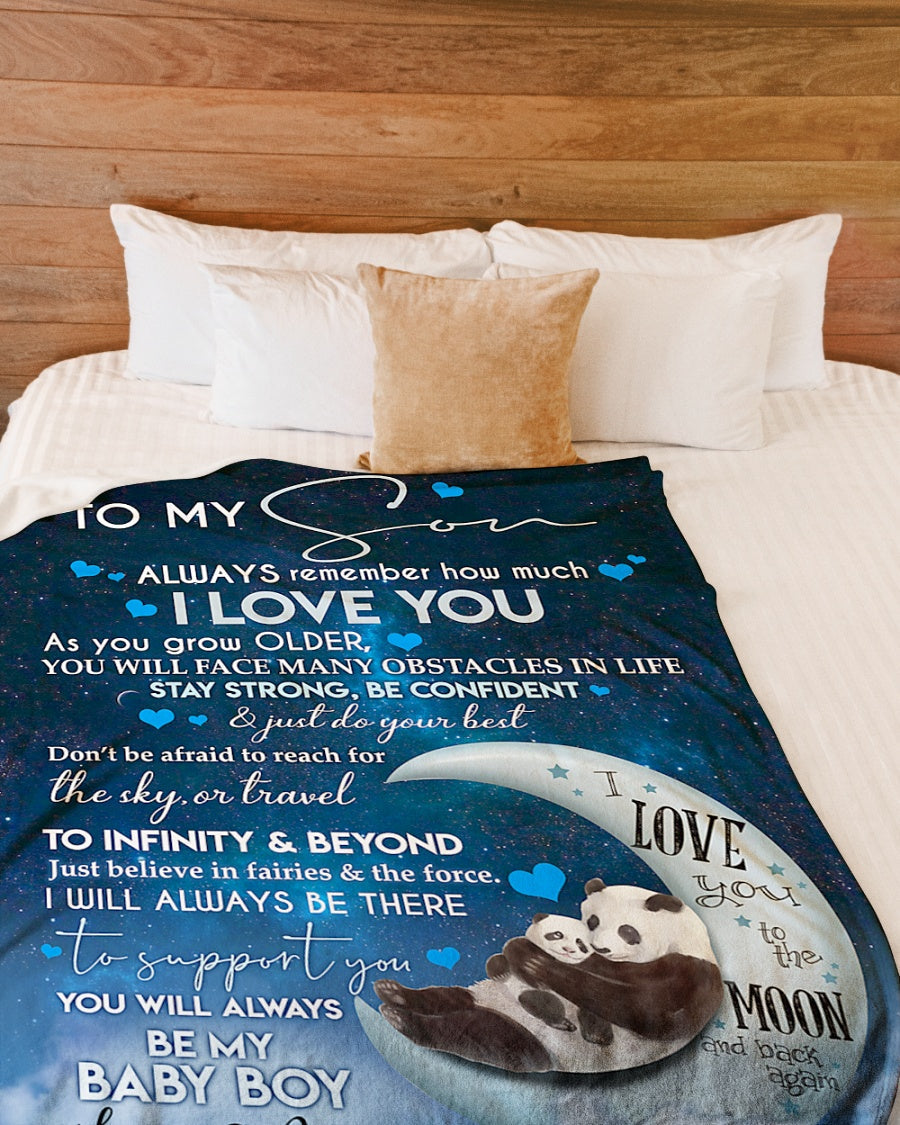 Special Gift For Your Son Blanket - From Mom (SKU26B-0171)