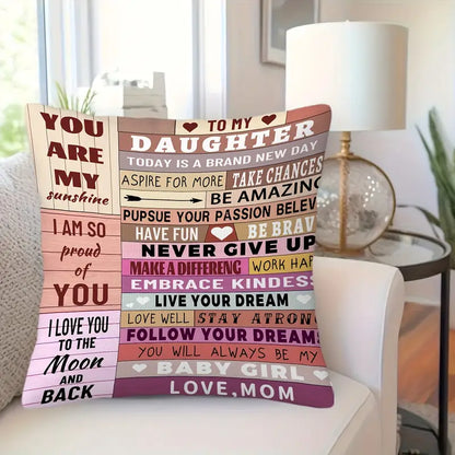 Special Gift For Your Daughter From Mom - Pillow