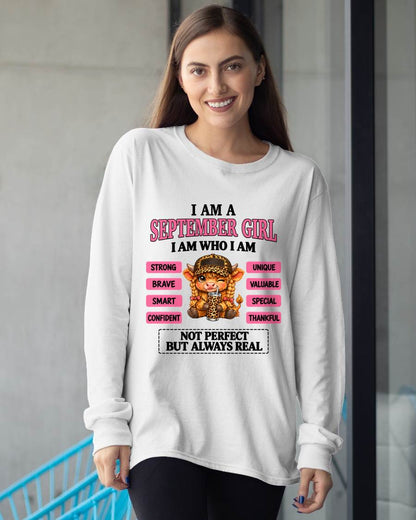 SEPTEMBER GIRL – UNIQUE AND FEARLESS WOMAN TEE - FOR WOMEN - TLEE09 (SKU2610-616-09)