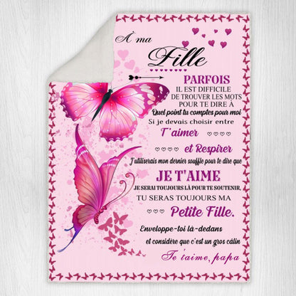 Cadeau Spécial Pour Ta Fille Couverture - De Papa