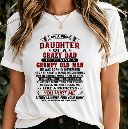 NOVEMBER - EVERY PRINCESS HAS A CRAZY DAD - FROM DAD - TLEE11 (SKU2608-627-11)