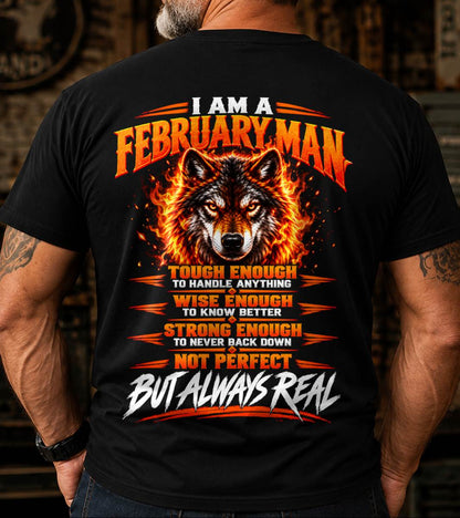 FEBRUARY – NOT PERFECT BUT ALWAYS REAL , WOLF SHIRT - FOR MAN - TLEE02 (SKU2610-56-02)