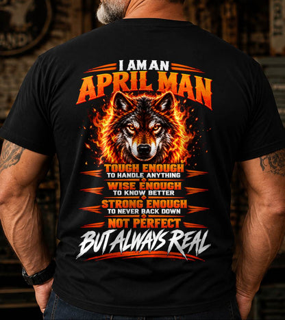 APRIL – NOT PERFECT BUT ALWAYS REAL , WOLF SHIRT - FOR MAN - TLEE04 (SKU2610-56-04)