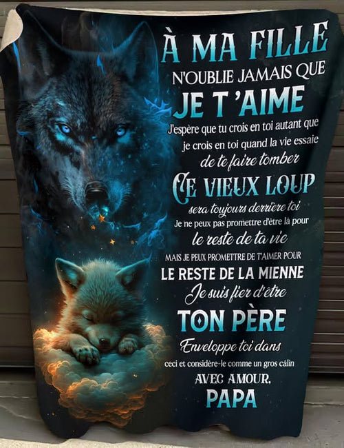 Cadeau Spécial Pour Ta Fille Couverture - De Papa (SKUB12-161)