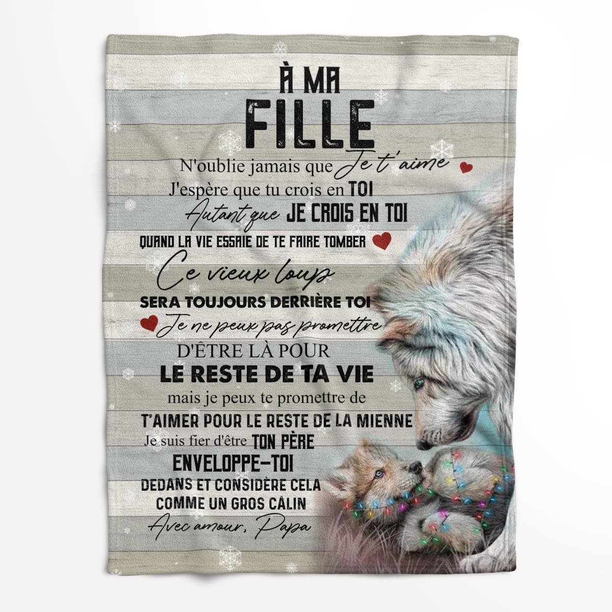 Cadeau Spécial Pour Ta Fille Couverture - De Papa