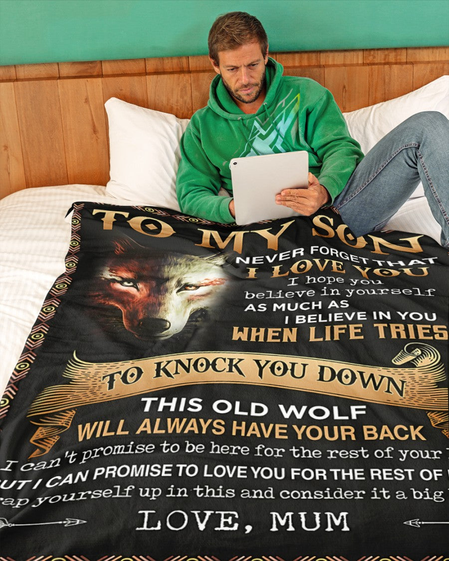 Special Gift For Your Son Blanket - From Mum