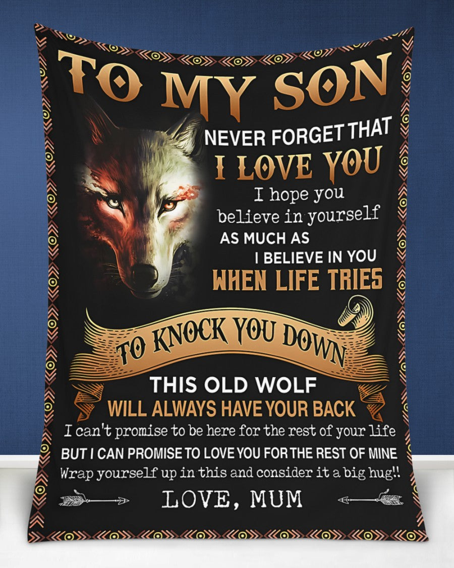 Special Gift For Your Son Blanket - From Mum