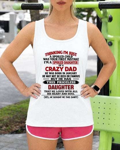 JANUARY - SPOILED DAUGHTER OF A CRAZY DAD - FROM DAD - TLEE01 (SKU2610-884-01)