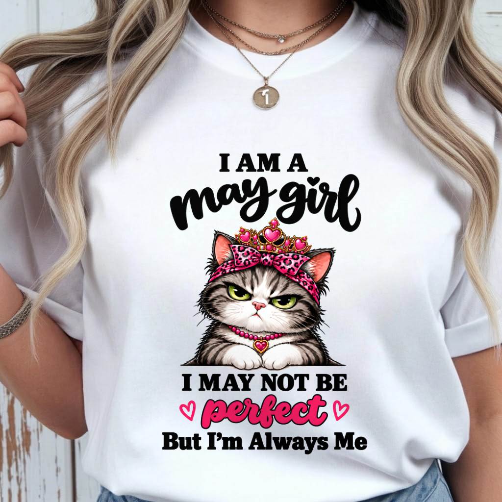 MAY GIRL CAT SHIRT – ALWAYS ME - FOR WOMEN - TLEE05 (SKU2610-100-05)