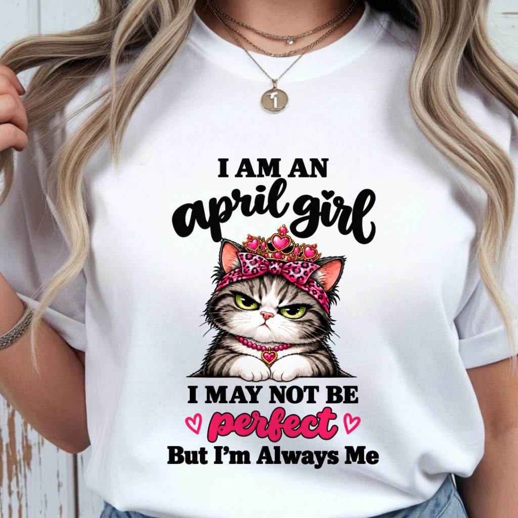 APRIL GIRL CAT SHIRT – ALWAYS ME - FOR WOMEN - TLEE04 (SKU2610-100-04)