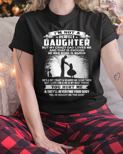 DAD BORN IN MARCH AND DAUGHTER BEST FRIENDS - FROM DAD - TLEE03 (SKU2605-166-03)