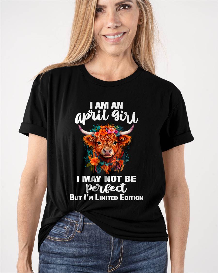 APRIL GIRL ONE OF A KIND TEE - FOR WOMEN - TLEE04 (SKU2607-296-04)