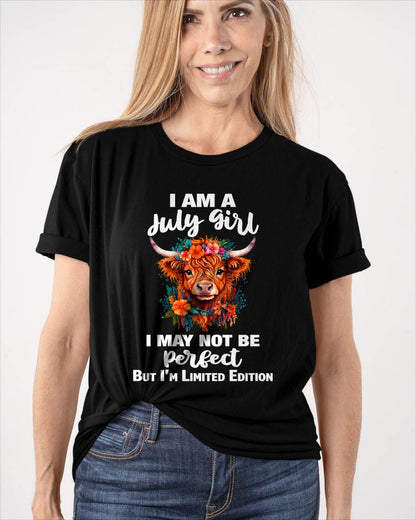 JULY GIRL ONE OF A KIND TEE - FOR WOMEN - TLEE07 (SKU2607-296-07)