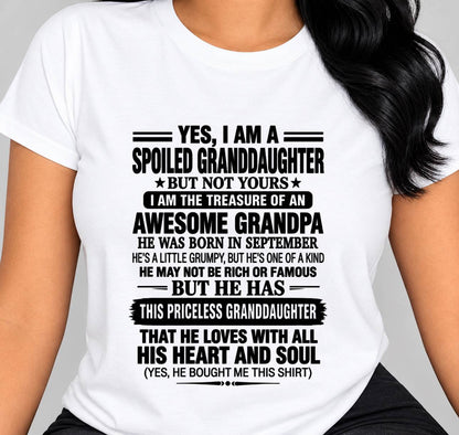 SEPTEMBER GRANDPA & SPOILED GRANDDAUGHTER - FROM GRANDPA - TLEE09 (SKU2609-158-09)