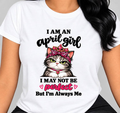 APRIL GIRL CAT SHIRT – ALWAYS ME - FOR WOMEN - TLEE04 (SKU2610-100-04)