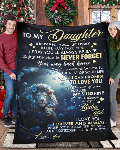 Special Gift For Your Daughter Blanket - From Dad (SKUB07-62)