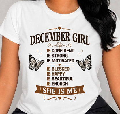 DECEMBER GIRL – FAITH, STRENGTH & BEAUTY - FOR WOMEN - TLEE12 (SKU2605-378-12)