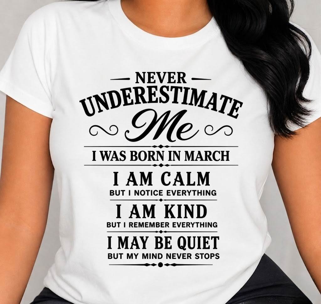 MARCH GIRL : CALM, KIND, UNFORGETTABLE - FOR WOMEN - TLEE03 (SKU2606-139-03)