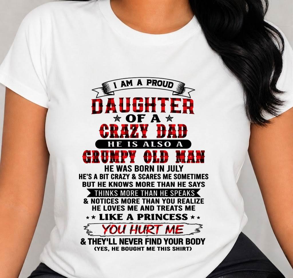 JULY - EVERY PRINCESS HAS A CRAZY DAD - FROM DAD - TLEE07 (SKU2608-627-07)