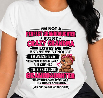 MAY - GRANDMA & PRICELESS GRANDDAUGHTER - FROM GRANDMA - TLEE05 (SKU2609-124-05)
