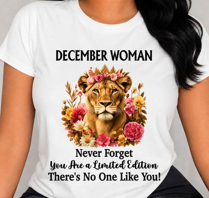 DECEMBER WOMAN – PROUD TO BE DIFFERENT - FOR WOMEN - TLEE12 (SKU2607-74-12)