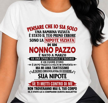 NONNO PAZZO NATO A MARZO - DAL NONNO - TLEE03 (SKU2605-333-03)