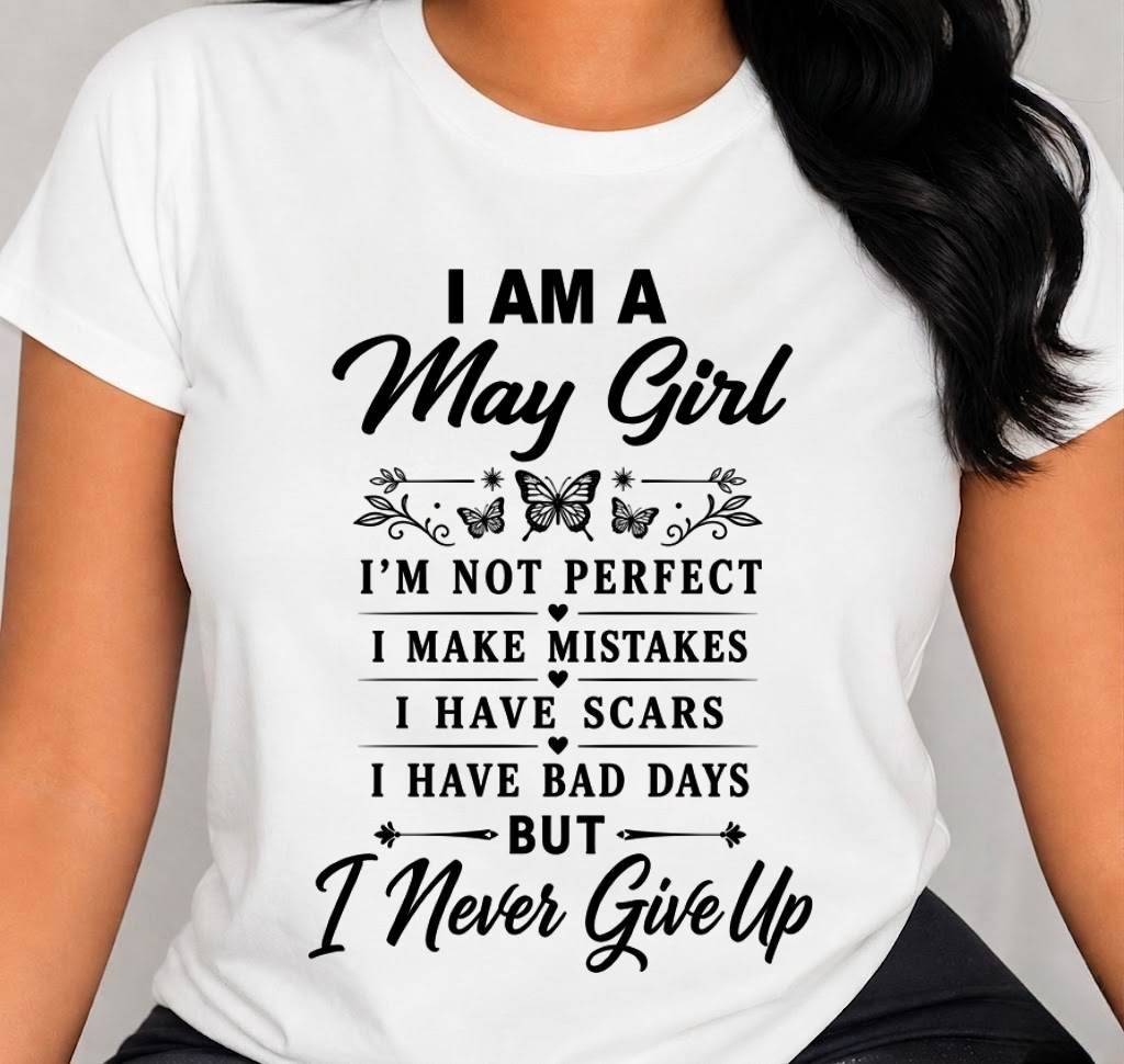 MAY GIRL NEVER GIVE UP - FOR WOMEN - TLEE05 (SKU2606-378-05)