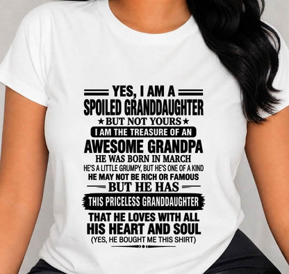 MARCH GRANDPA & SPOILED GRANDDAUGHTER - FROM GRANDPA - TLEE03 (SKU2609-158-03)