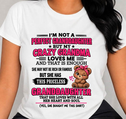 GRANDMA & PRICELESS GRANDDAUGHTER - FROM GRANDMA - TLEE00 (SKU2609-124-00)