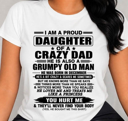 DECEMBER DAD - GRUMPY OLD MAN, LOVING FATHER - FROM DAD - TLEE12 (SKU2606-302-12)