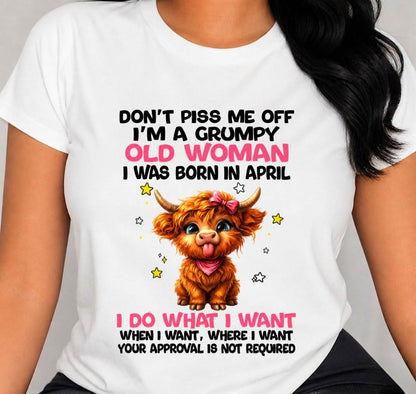 APRIL GRUMPY LADY SHIRT - FOR WOMEN - TLEE04 (SKU2607-215-04)