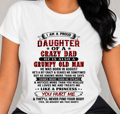 AUGUST - EVERY PRINCESS HAS A CRAZY DAD - FROM DAD - TLEE08 (SKU2608-627-08)