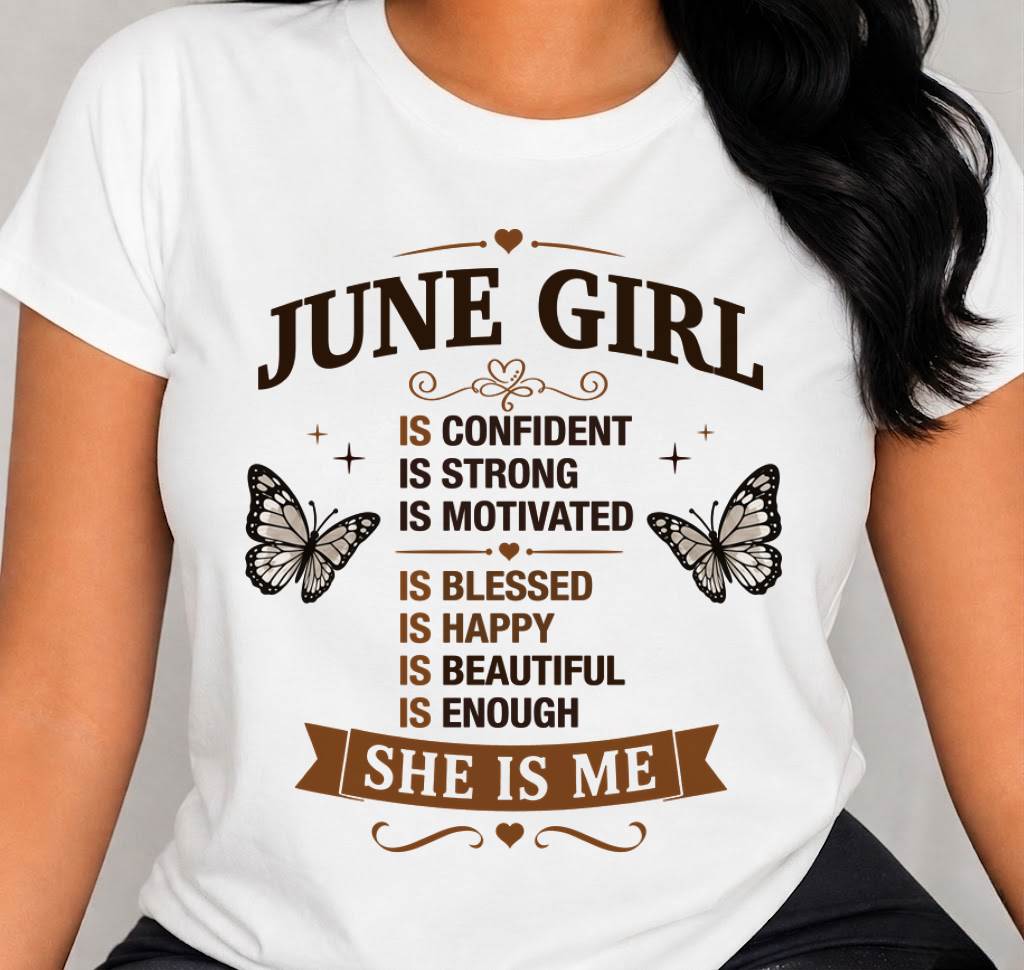 JUNE GIRL – FAITH, STRENGTH & BEAUTY - FOR WOMEN - TLEE06 (SKU2605-378-06)