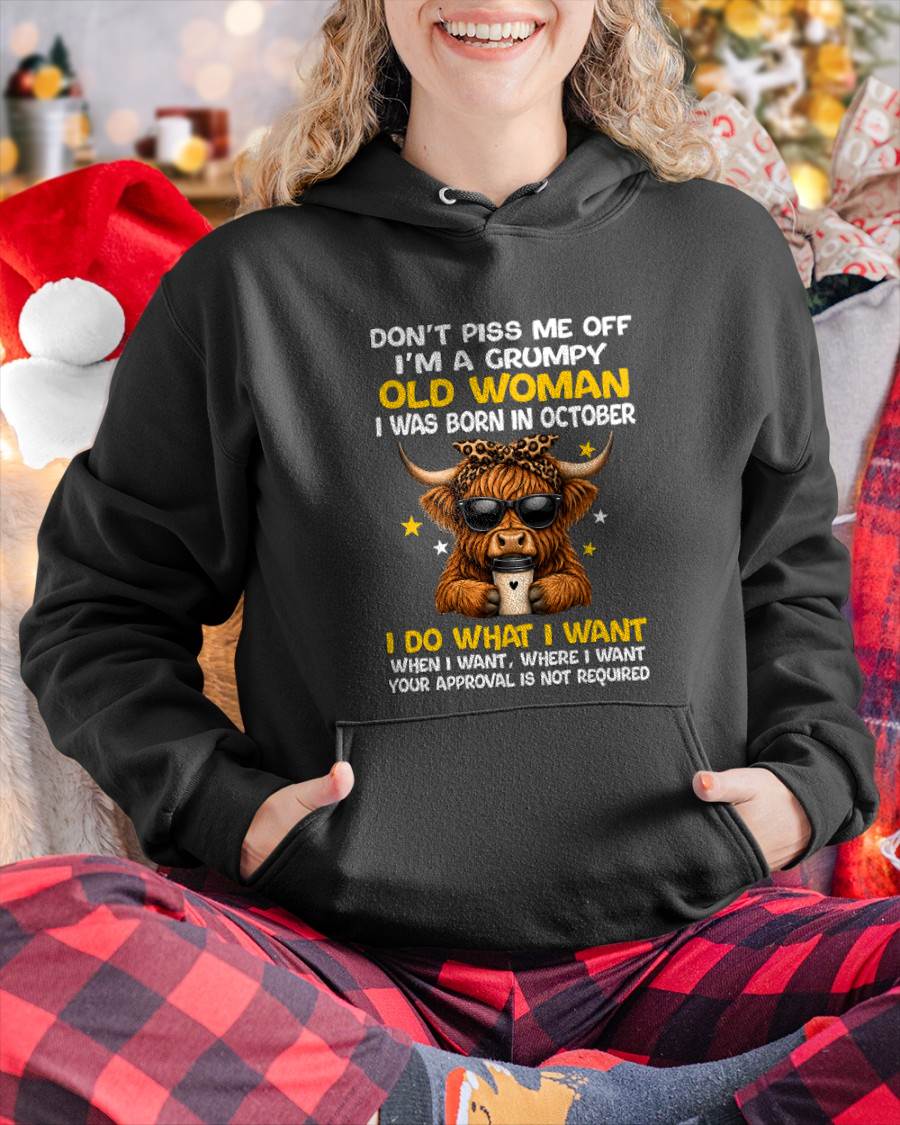 OCTOBER BORN WOMAN FUNNY SHIRT - FOR WOMEN - TLEE10 (SKU2607-217-10)