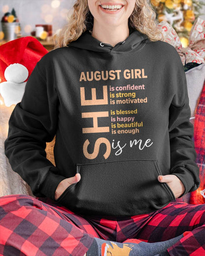 AUGUST GIRL - SELF LOVE TYPOGRAPHY - FOR WOMEN - TLEE08 (SKU2606-255-08)