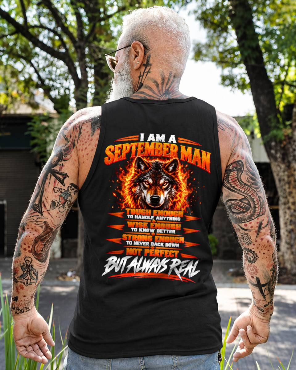 SEPTEMBER – NOT PERFECT BUT ALWAYS REAL , WOLF SHIRT - FOR MAN - TLEE09 (SKU2610-56-09)