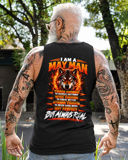 MAY – NOT PERFECT BUT ALWAYS REAL , WOLF SHIRT - FOR MAN - TLEE05 (SKU2610-56-05)
