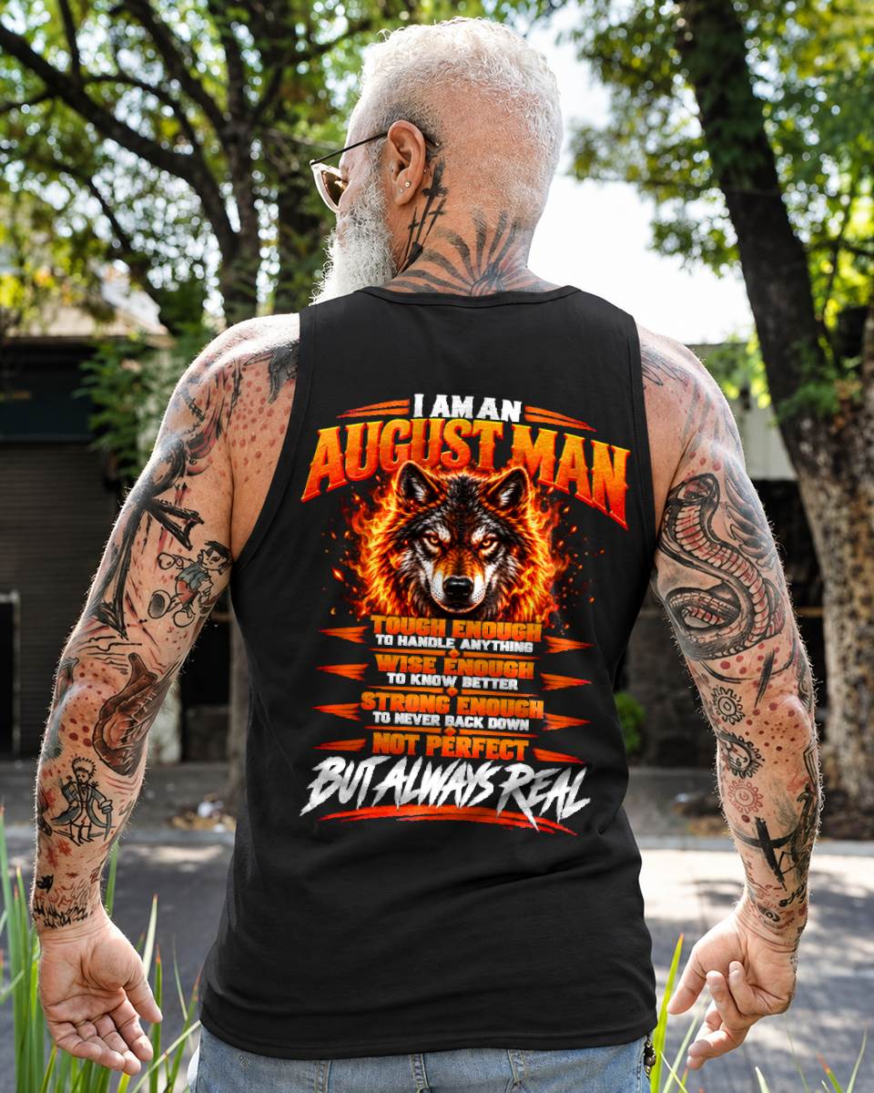 AUGUST – NOT PERFECT BUT ALWAYS REAL , WOLF SHIRT - FOR MAN - TLEE08 (SKU2610-56-08)