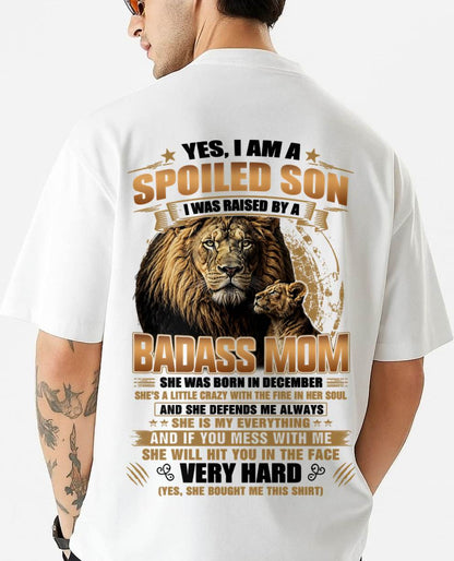 DECEMBER MOM GIFT FOR SON SHIRT - FROM MOM - TLEE12 (SKU2605-404-12)