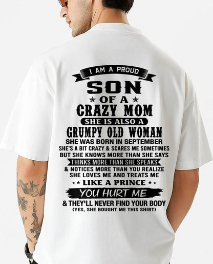 SEPTEMBER - MY MOM IS CRAZY BUT SHE LOVES ME - FROM MOM - TLEE09 (SKU2606-354-09)
