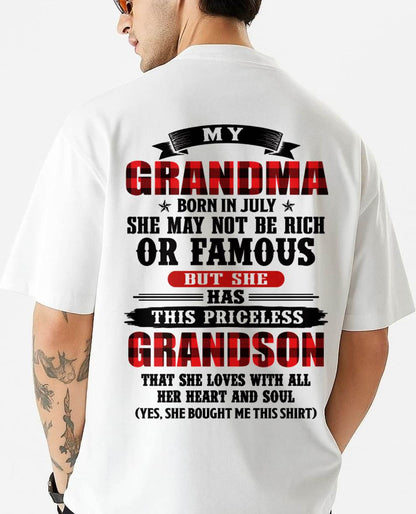 JULY GRANDMA - HER PRICELESS GRANDSON - FROM GRANDMA - TLEE07 (SKU2606-337-07)