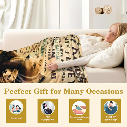 Special Gift For Your Daughter Blanket - From Dad