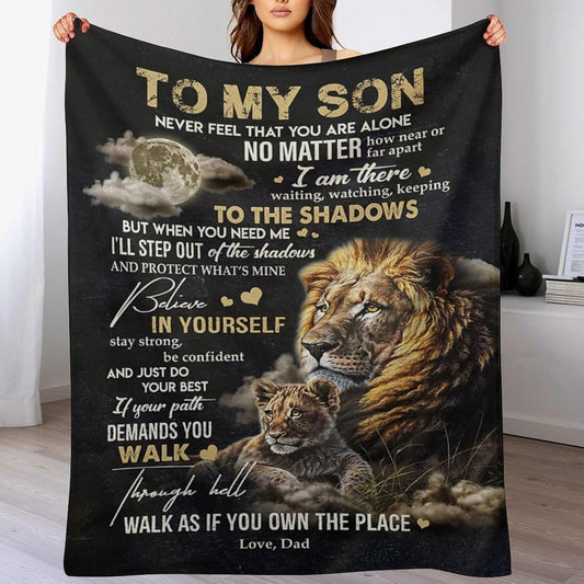 Special Gift For Your Son Blanket - From Dad