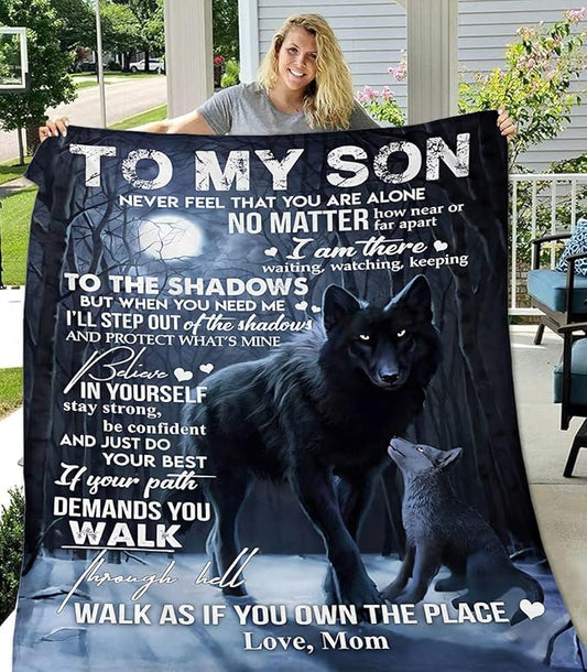 Special Gift For Your Son Blanket - From Mom