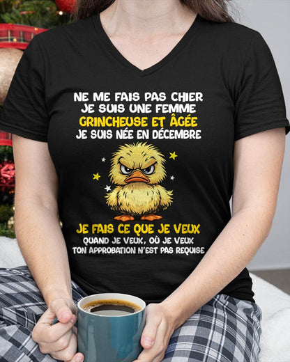 JE SUIS UNE FILLE DE DÉCEMBRE - POUR FEMME - TLEE12 (SKU2604-119-12)