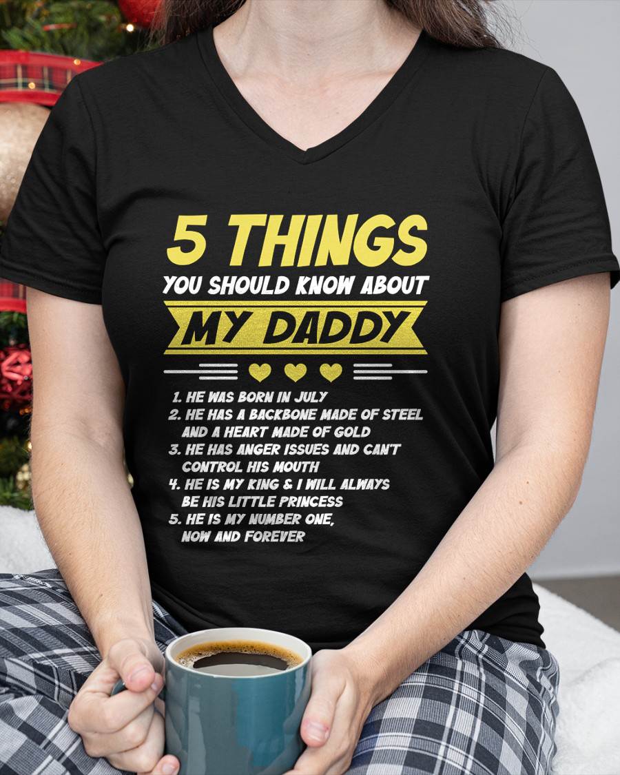 JULY - 5 THINGS YOU SHOULD KNOW ABOUT MY DADDY - FROM DAD - TLEE07 (SKU2606-53-07)