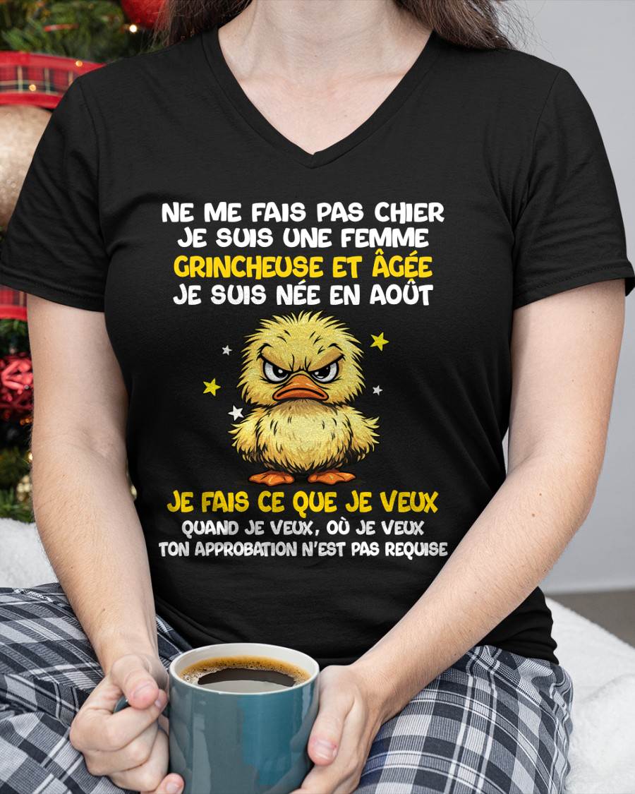 JE SUIS UNE FILLE D’AOÛT - POUR FEMME - TLEE08 (SKU2604-119-08)