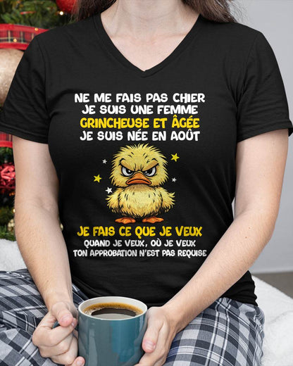 JE SUIS UNE FILLE D’AOÛT - POUR FEMME - TLEE08 (SKU2604-119-08)