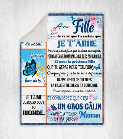 Cadeau Spécial Pour Ta Fille Couverture - De Maman